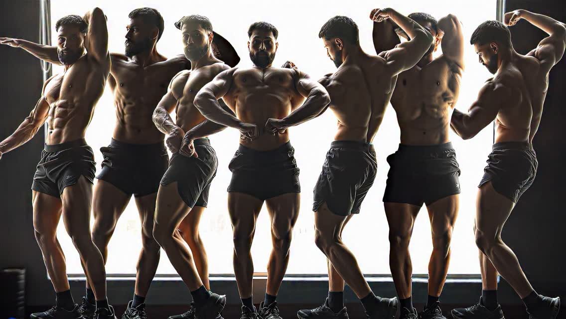 Diverse group of strong men displaying their personalized muscle and sculpted bodies, inspiring fitness and bodybuilding goals. Explore more at https://karanblog.in/.